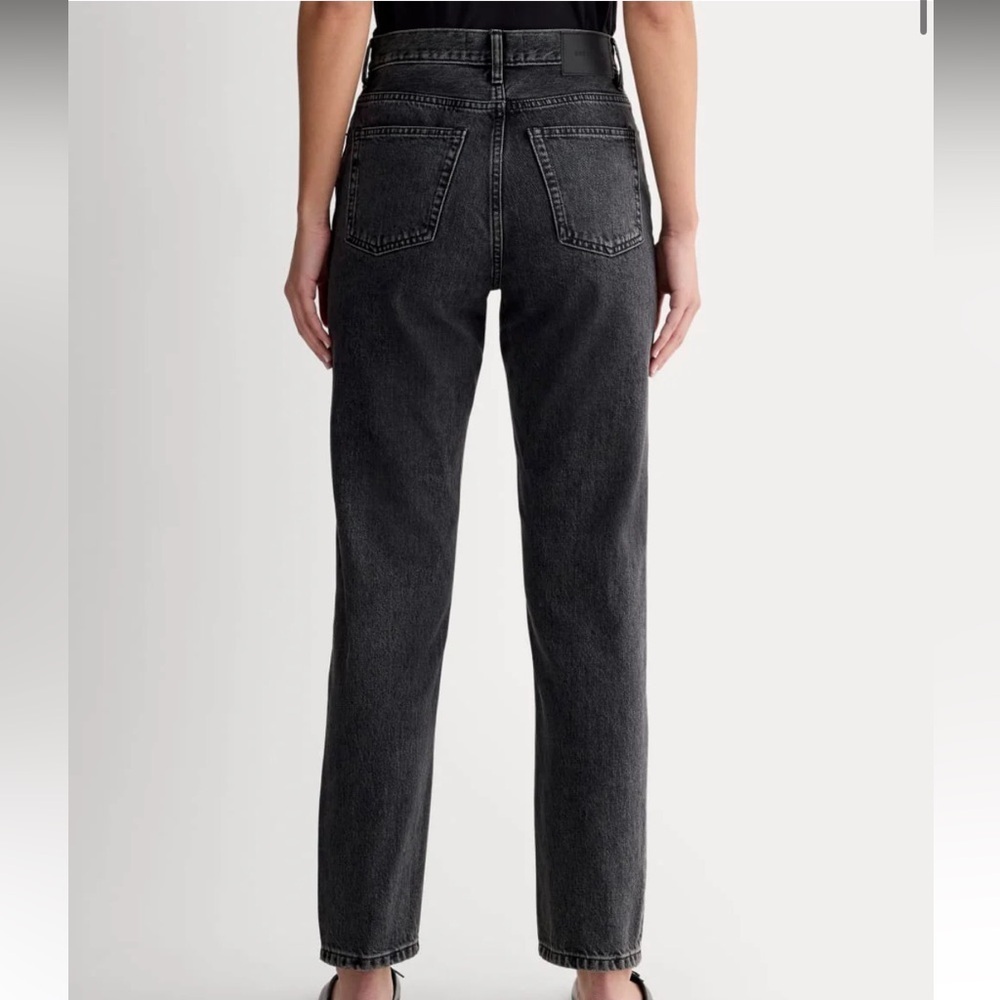 Everlane jeans The Curvy 90's Cheeky Straight Grey washed black 29 new - Picture 11 of 16